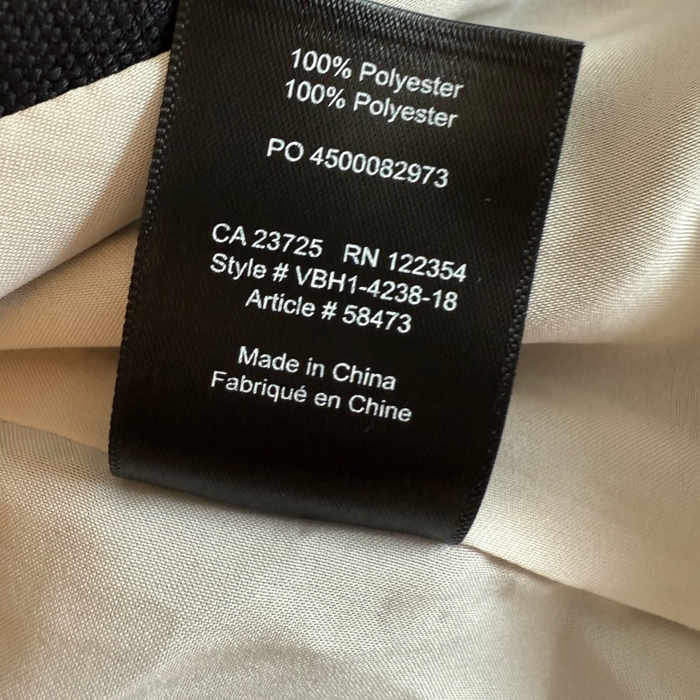 Babaton Black Open-Front Tailored Blazer NWOT size 0 - Picture 5 of 9